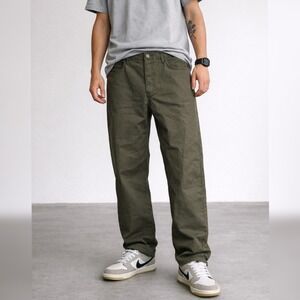 Nike SB Loose Denim Skate Trouser Olive Green Pants IB2992-222 Men's Size 30